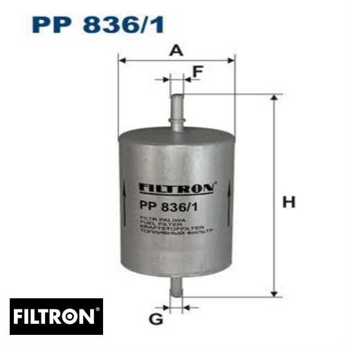 VW GOLF4-BORA-A3-TOLEDO-PASSAT VW YAKIT FILTRESI H111WK / EP192 Ürün Görseli