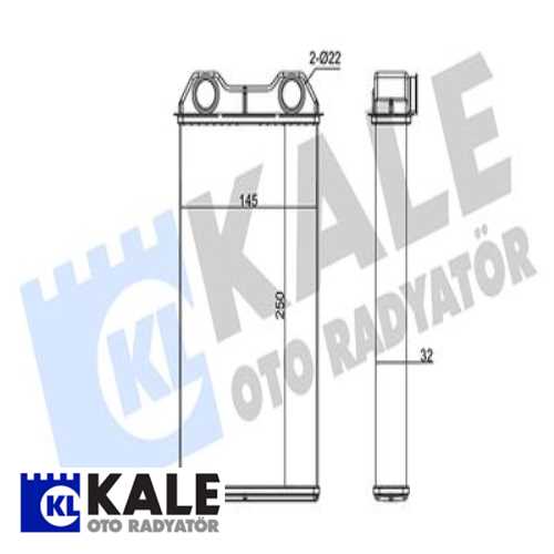 KALORİFER RADYATÖRÜ OPEL VIVARO  NISSAN PRIMASTAR RENAULT TRAFIC II Ürün Görseli