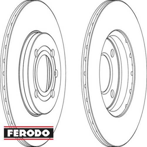 VW CADDY-POLO-GOLF3-POLO CLASSIC VW FREN DISKI ÖN 06512 / DF1533 (TAKIM FIYAT) (HAVALI)