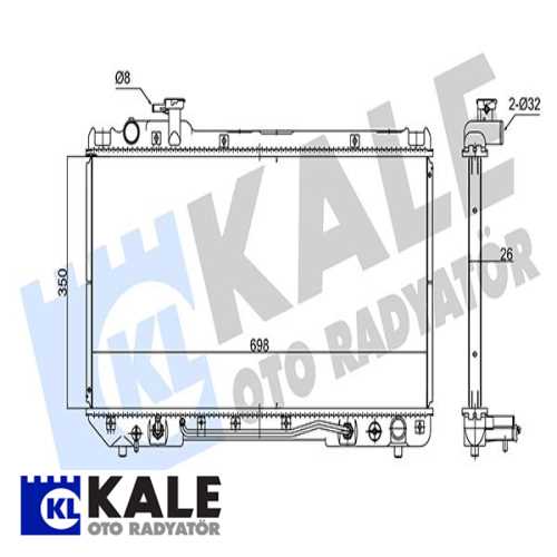JAPON RAV4 JAPON SU RADYATÖRÜ