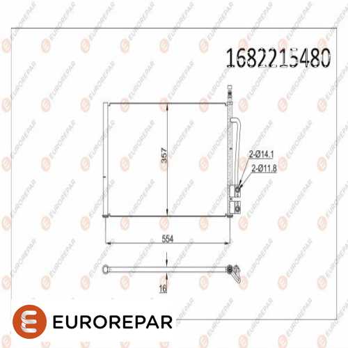 KLIMA RADYATÖRÜ 1.4 BENZINLI/DIZEL BM FIESTA/FUSION 02-09 Ürün Görseli
