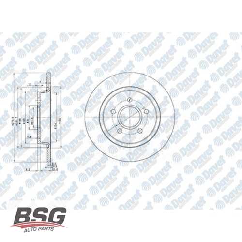 FREN DISKI ÖN [280 mm] ADET BM FOCUS/ C-MAX 04- Ürün Görseli