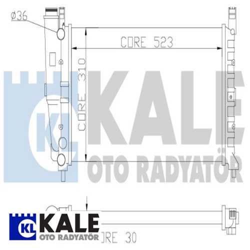 FIAT UNO 70 FIAT SU RADYATÖRÜ Ürün Görseli