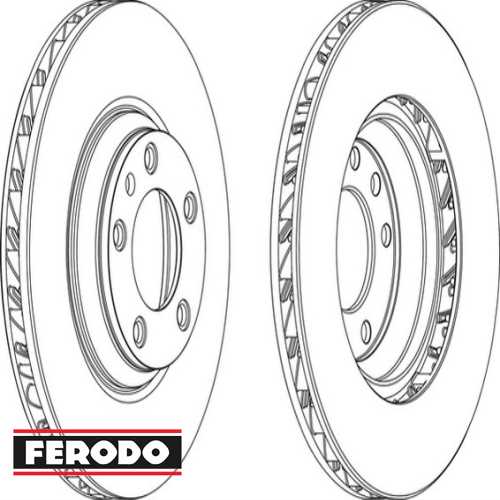 VW TOUAREG-Q7-CAYENNE VW FREN DISKI ÖN SOL / DF4764 (ADET FIYAT) Ürün Görseli