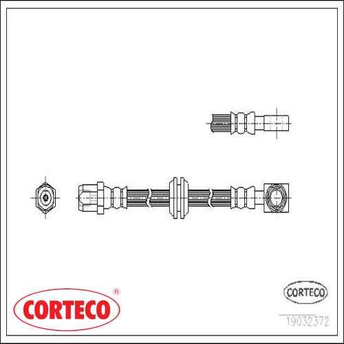 FREN HORTUMU ÖN  BM MINI R50-R52-R53 00-04