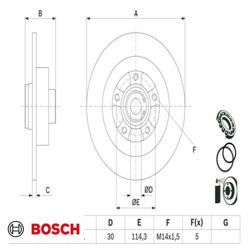 FREN DISKI ARKA RULMANLI BM ESPACE V 18-