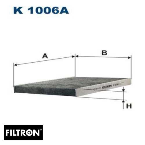 VW GOLF4-BORA-A3-TOLEDO-OCTAVIA VW POLEN FILTRESI E900LC / LAK 63 (KARBONLU) Ürün Görseli