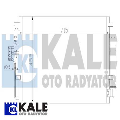 VW CRAFTER-SPRINTER VW KLIMA RADYATÖRÜ 8FC 351 307-641 Ürün Görseli