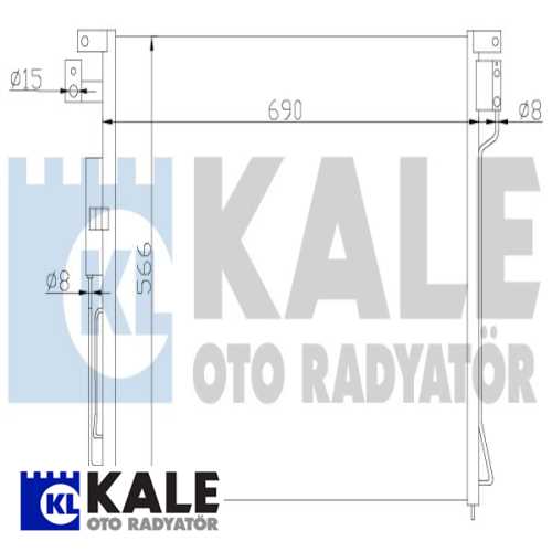 JAPON NAVARA (D40) : PATHFINDER (R51) 2.5 DCI 05-09 JAPON KLIMA RADYATÖRÜ 646X567X18 Ürün Görseli