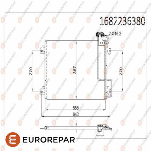 KLIMA RADYATÖRÜ  1.4 1.6 1.8 2.0 16V MEGANE I SCENIC I 99-