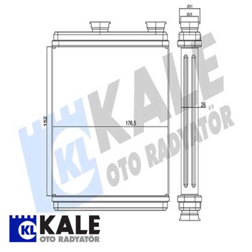 OPEL SPARK OPEL KALORIFER RADYATÖRÜ Ürün Görseli