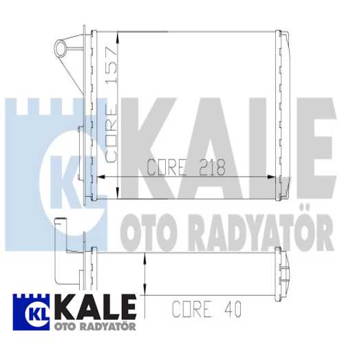FIAT UNO 70 FIAT KALORIFER RADYATÖRÜ MUSLUKLU Ürün Görseli