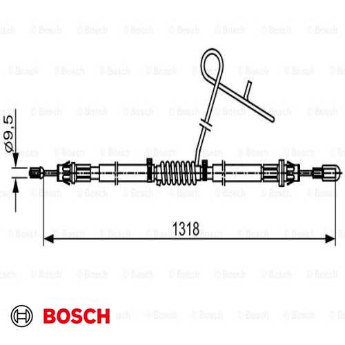 EL FREN TELI ARKA SAG UZUN SASE TEK TEKER 2.2 CR TRANSIT V-362/3 12- Ürün Görseli