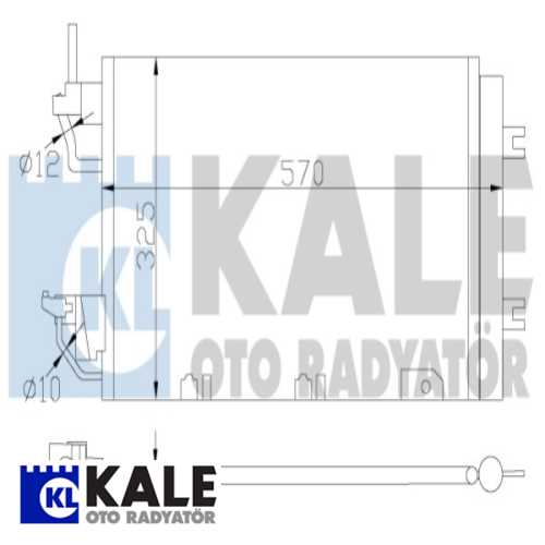 OPEL ASTRA H ZAFIRA B OPEL KLIMA RADYATÖRÜ AL/AL