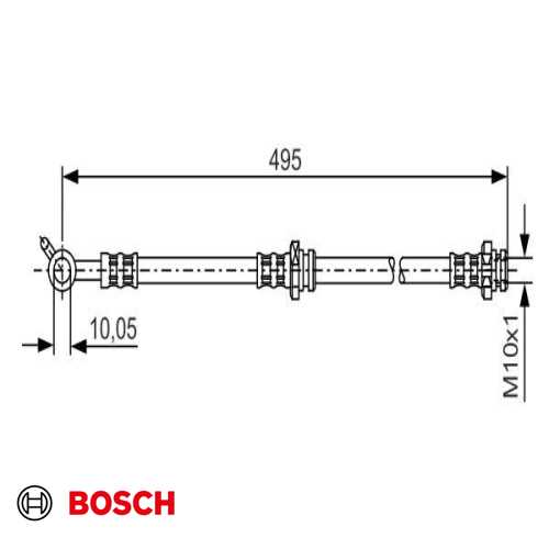 FREN HORTUMU  2.0 XTRAIL 97-00 Ürün Görseli
