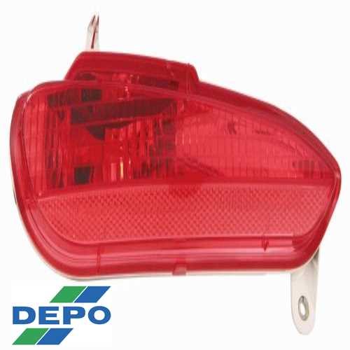 SIS LAMBASI ARKA SOL KIRMIZI BM GRANDE PUNTO-EVO 09-