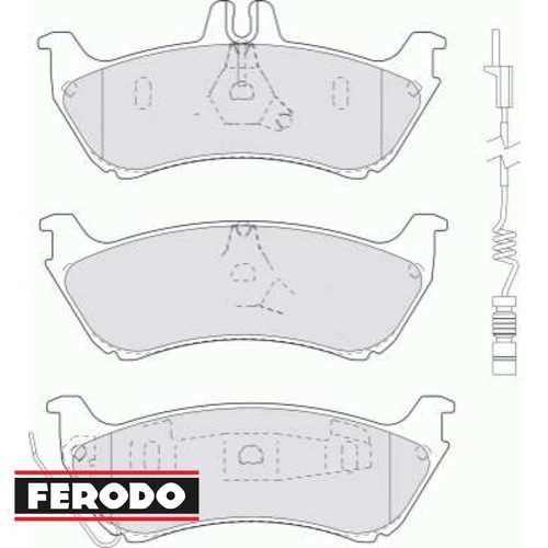 MERCEDES W163 MERCEDES FREN BALATASI ARKA KULAKLI Ürün Görseli
