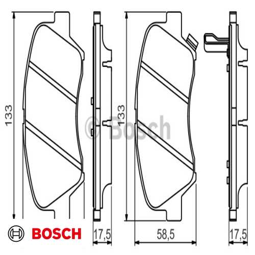 FREN BALATASI ÖN DISK BENZIN-DIZEL ACCENT BLUE/I20 15-/RIO/CEED/CERATO 2011-2015