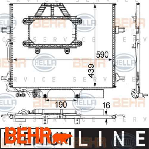 KLIMA RADYATÖRÜ  OM642 W211-219 07-11