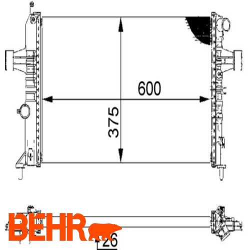 SU RADYATÖRÜ MANUEL KLIMALI X14XE Z14XE X16XEL Z16XE ASTRA G ZAFIRA A 98-04 Ürün Görseli