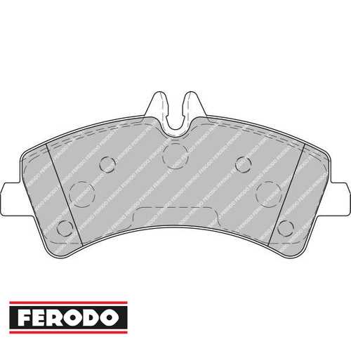 MERCEDES SPRT.515.CDI - WV.CRAFTER.50 MERCEDES FREN BALATASI ARKA BALON TEKER ÇIFT TEKER Ürün Görseli