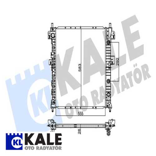 KORE ACTYON SPORT / KORANDO KORE SU RADYATÖRÜ Ürün Görseli