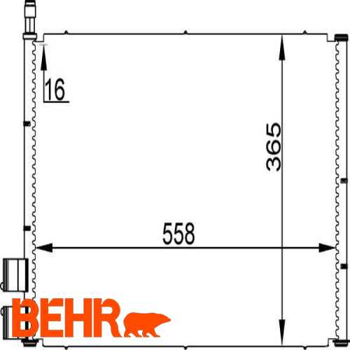 KLIMA RADYATÖRÜ 1.4 BENZINLI/DIZEL BM FIESTA/FUSION 02-09 Ürün Görseli