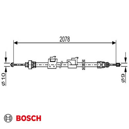 EL FREN TELI ARKA SOL  BM MONDEO 07- Ürün Görseli
