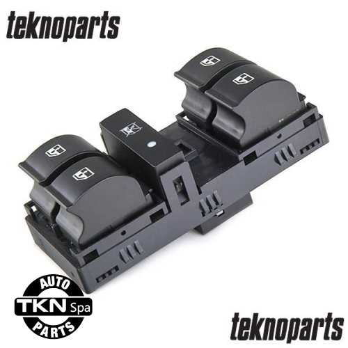 CAM AÇMA DÜĞMESİ FIAT DOBLO SOL 2009- OPEL COMBO D 12 FİŞLİ