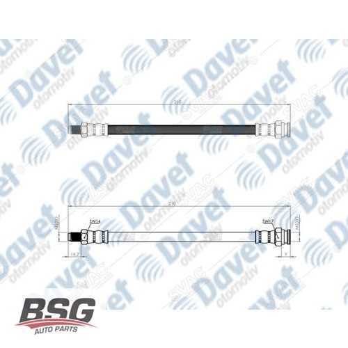 FIAT EGEA FIAT FREN HORTUMU ARKA DIS Ürün Görseli