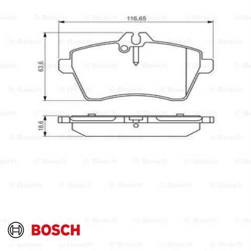 FREN BALATASI ÖN  266 169-245 2004-2012 Ürün Görseli