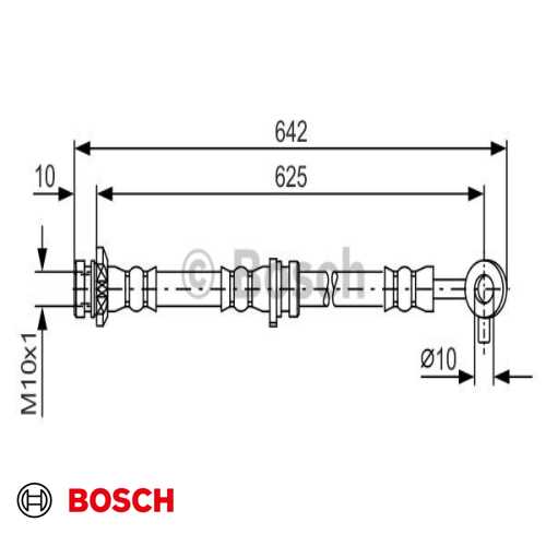 FREN HORTUMU ÖN SOL . 2.0 XTRAIL (T31) 07-13