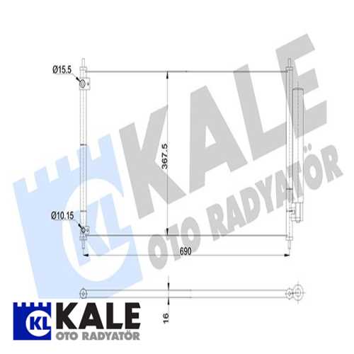 JAPON ACCORD JAPON KLIMA RADYATÖRÜ