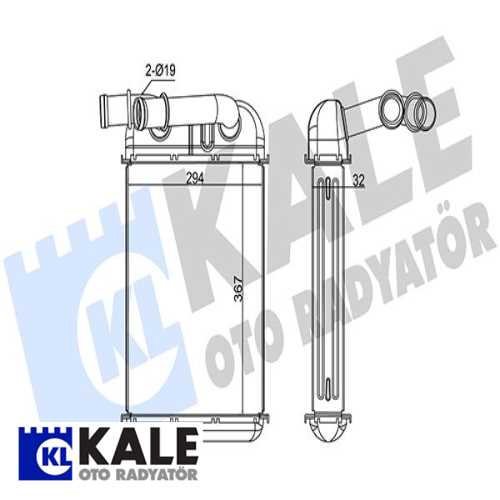 VW TOUAREG-Q7-CAYENNE VW KALORIFER RADYATÖRÜ