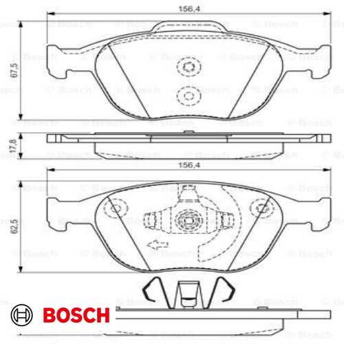 FREN BALATASI ÖN  BM CONNECT 02-13 Ürün Görseli