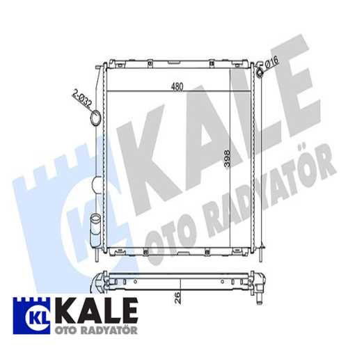 RENAULT CLIO/KANGOO RENAULT SU RADYATÖRÜ Ürün Görseli