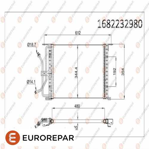 KLIMA RADYATÖRÜ  BM FIESTA 95-01
