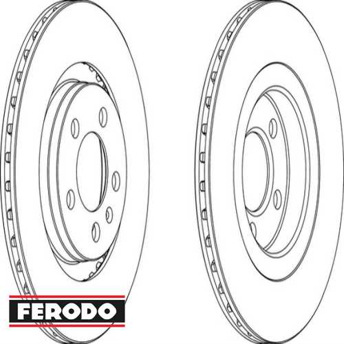 VW GOLF4-BORA-A3-TOLEDO-OCTAVIA VW FREN DISKI ÖN 17936 / DF2804 (TAKIM FIYAT)