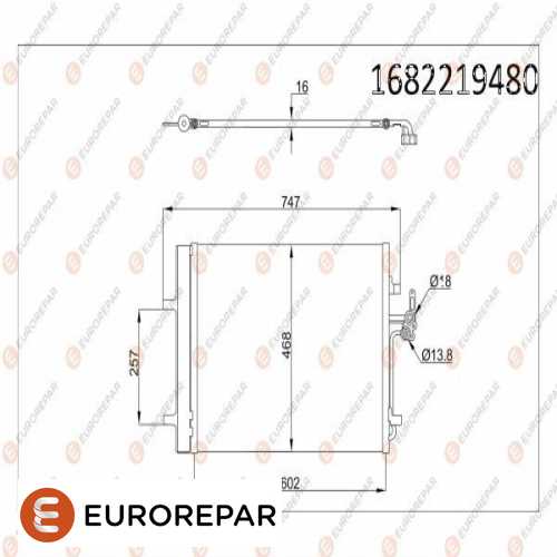KLIMA RADYATÖRÜ 9G91 19710 BA OTOM SANZ / 9G91 & AB/1437112 BM MONDEO/FREELANDER 2/VOLVO 06-