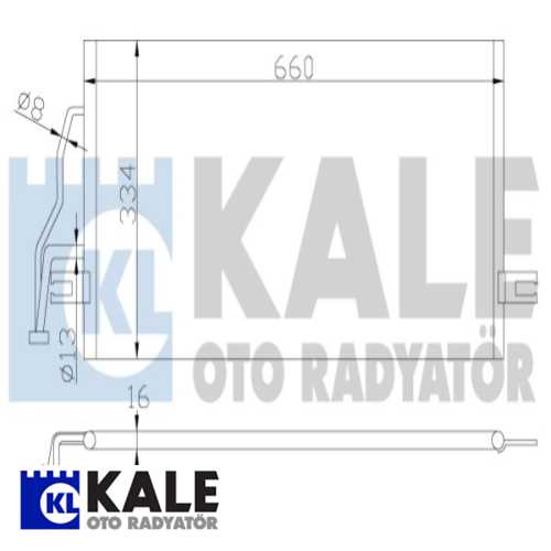 JAPON CARISMA (DA) JAPON KLIMA RADYATÖRÜ 618X333,7X18