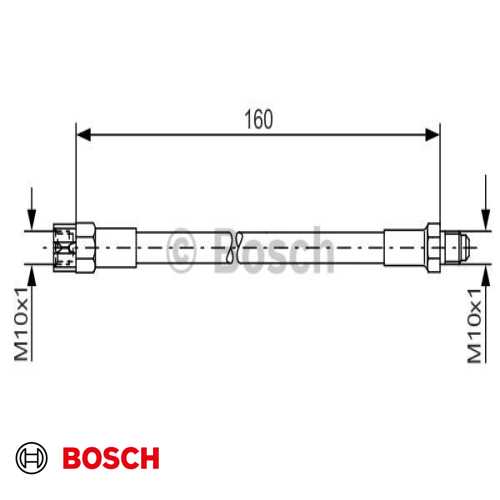 FREN HORTUMU ARKA 01184 / 24.5170-0161.3 BM A80 88-92 Ürün Görseli
