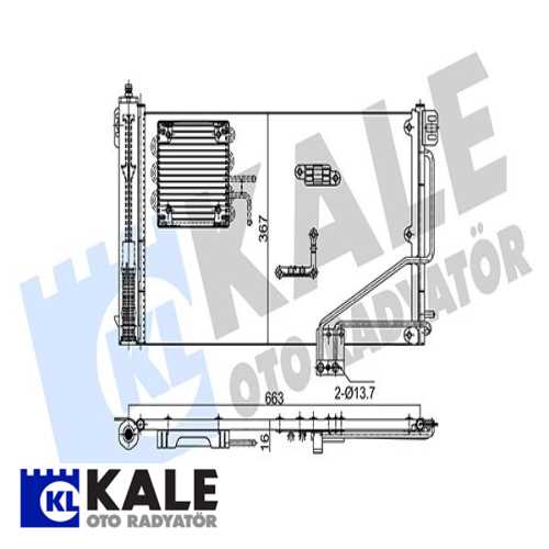 MERCEDES W203-209 MERCEDES KLIMA RADYATÖRÜ Ürün Görseli