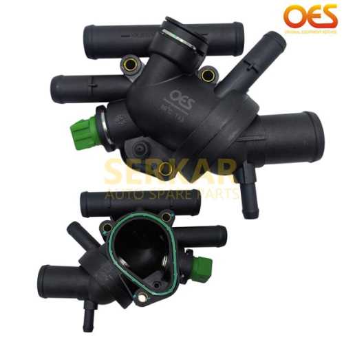 TERMOSTAT 89°C KOMPLE KANGOO 97> MEGANE I 96> CLIO II 98>05 LAGUNA 96> 1.9D F8Q