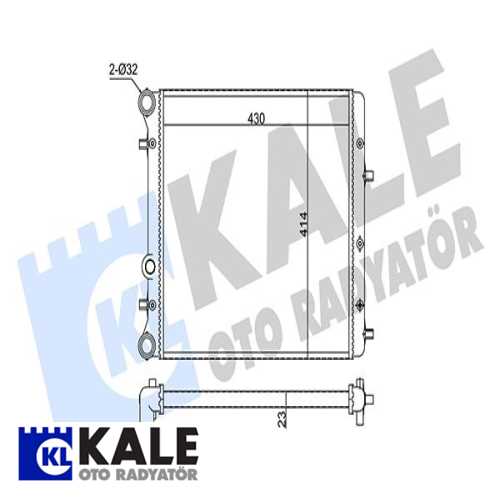 VW POLO-CORDOBA-FABIA VW SU RADYATÖRÜ