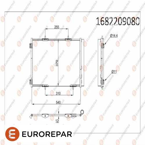 KLIMA RADYATÖRÜ  B.M 207/208/2008/C3/DS3 07-