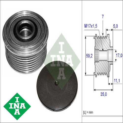 FORD TRANSIT V-184 FORD ALTERNATÖR KASNAGI 59,2 X 35 X 17