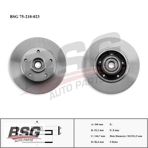 FREN DISKI ARKA RULMANLI KIT - 1 ADET BM MEGAN IV (SEDAN) 15-