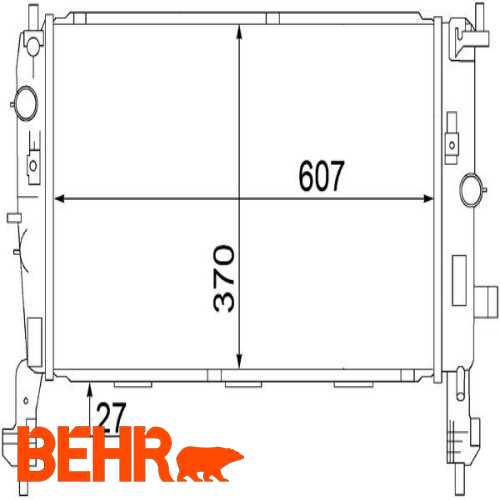 SU RADYATÖRÜ  Y17DT MERIVA A 03-