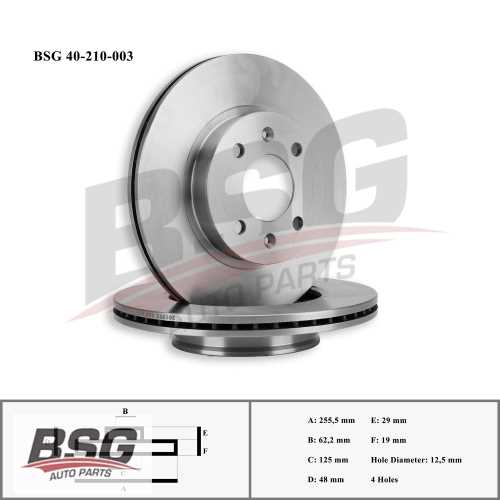 FREN DISKI ÖN ADET : 256 X 4 HAVALI DIZEL GETZ 2003-2011 Ürün Görseli