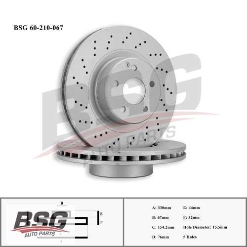 FREN DISKI ÖN  BM W215-220 99-05 Ürün Görseli